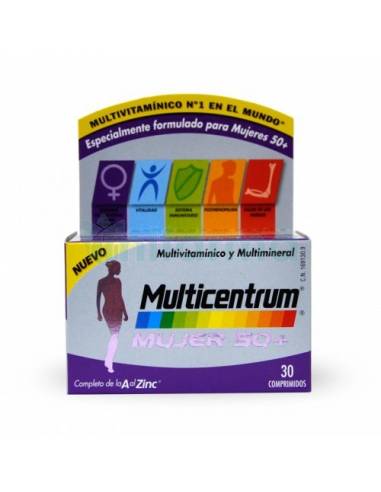 MULTICENTRUM MUJER 50+ 30 COMPRIMIDOS