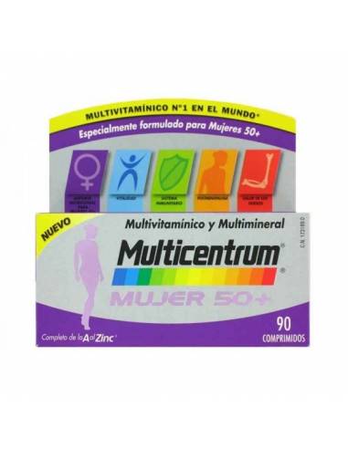 MULTICENTRUM MUJER 50+ 90 COMPRIMIDOS